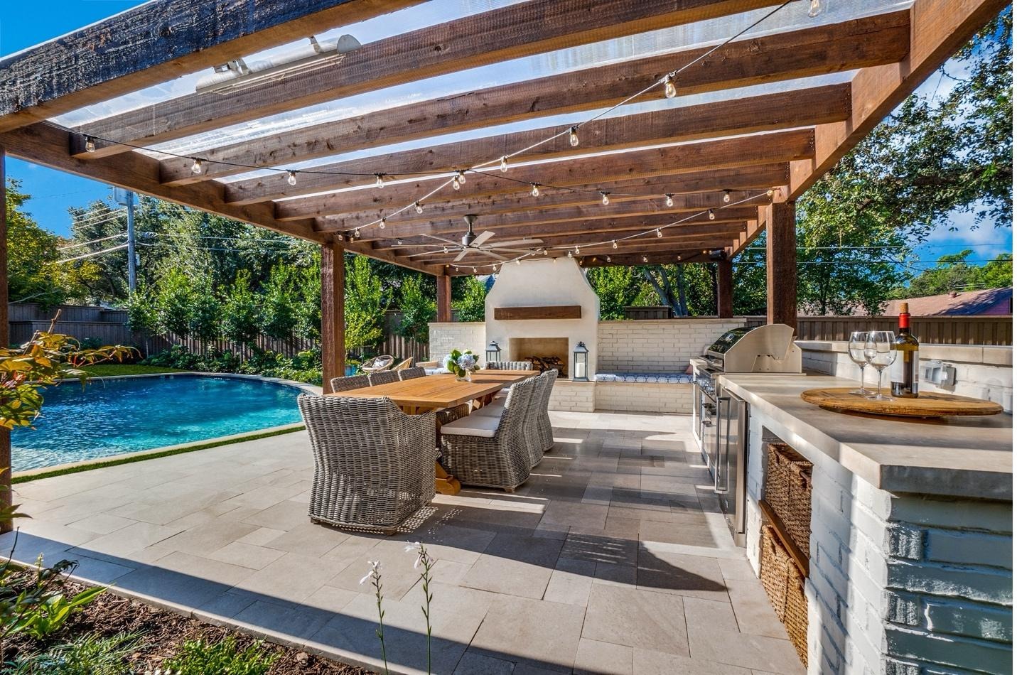 outdoor living space